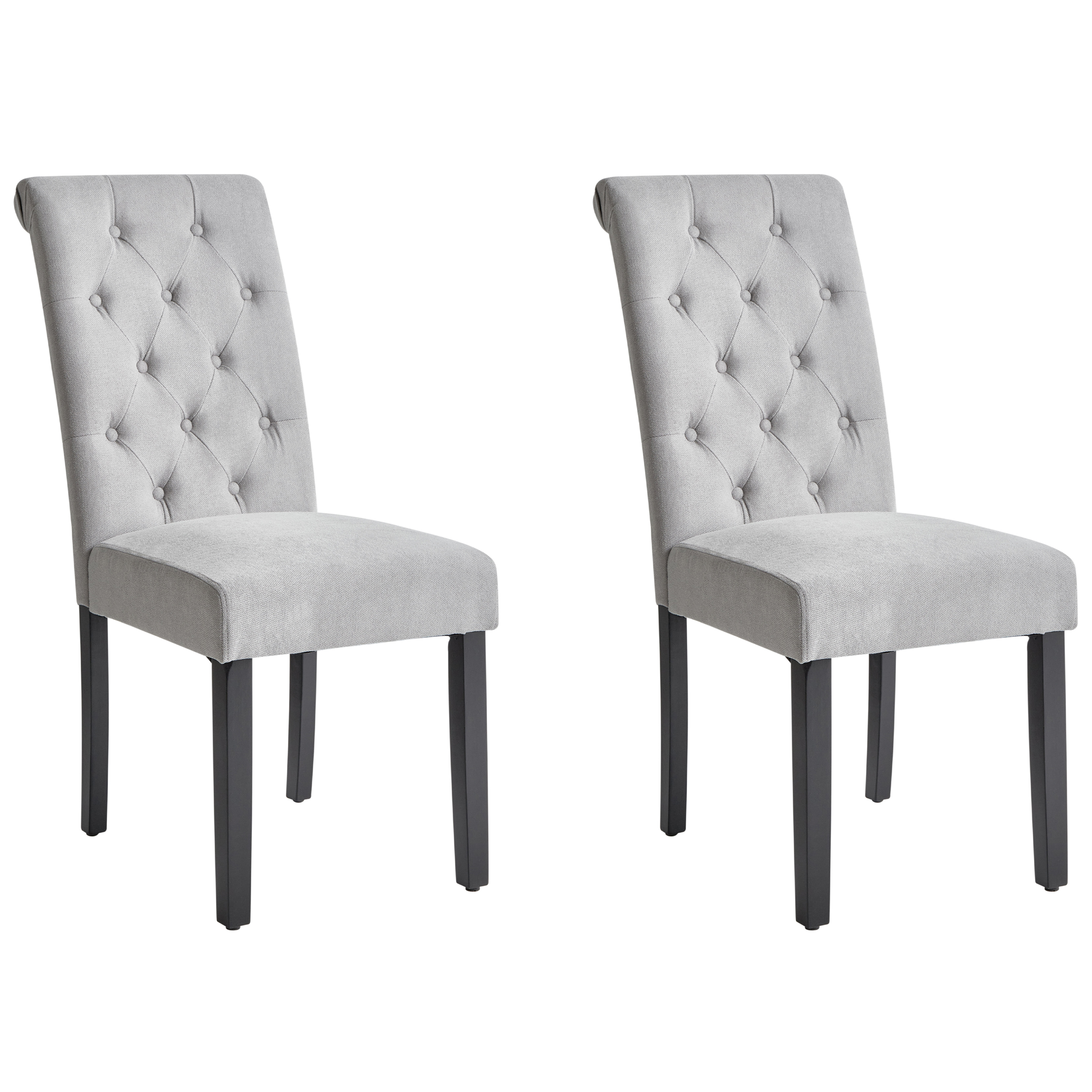 Ruokatuolisetti 2 kpl VELVA kangas Harmaa