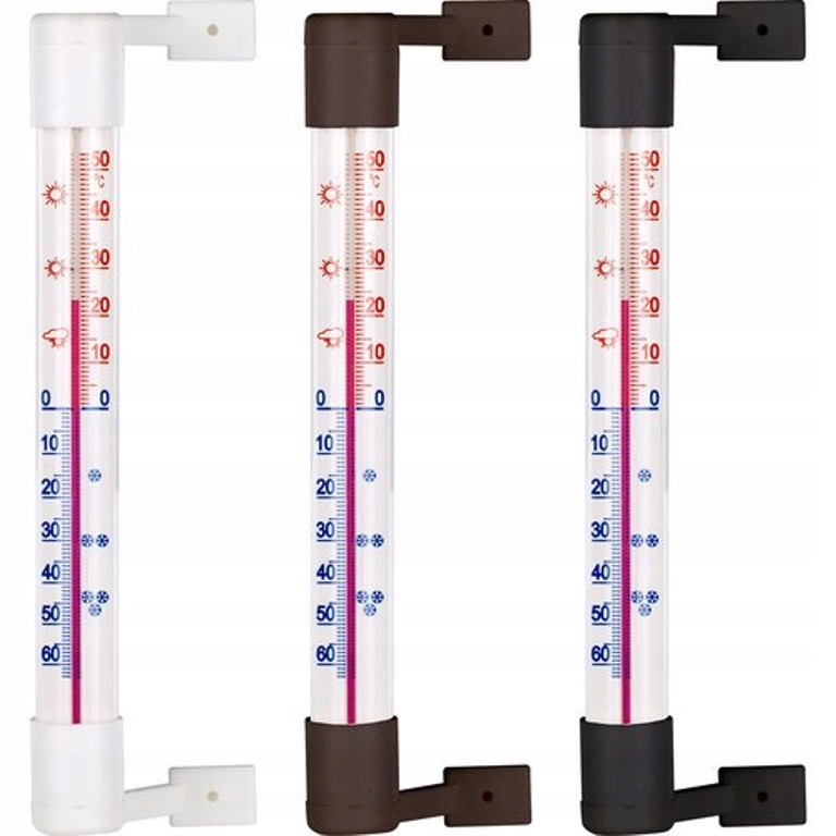 Keskikokoinen itseliimautuva putkimainen ulkolämpömittari