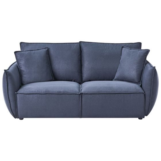 Sohva 3-istuttava KUNES kangas Tummansininen