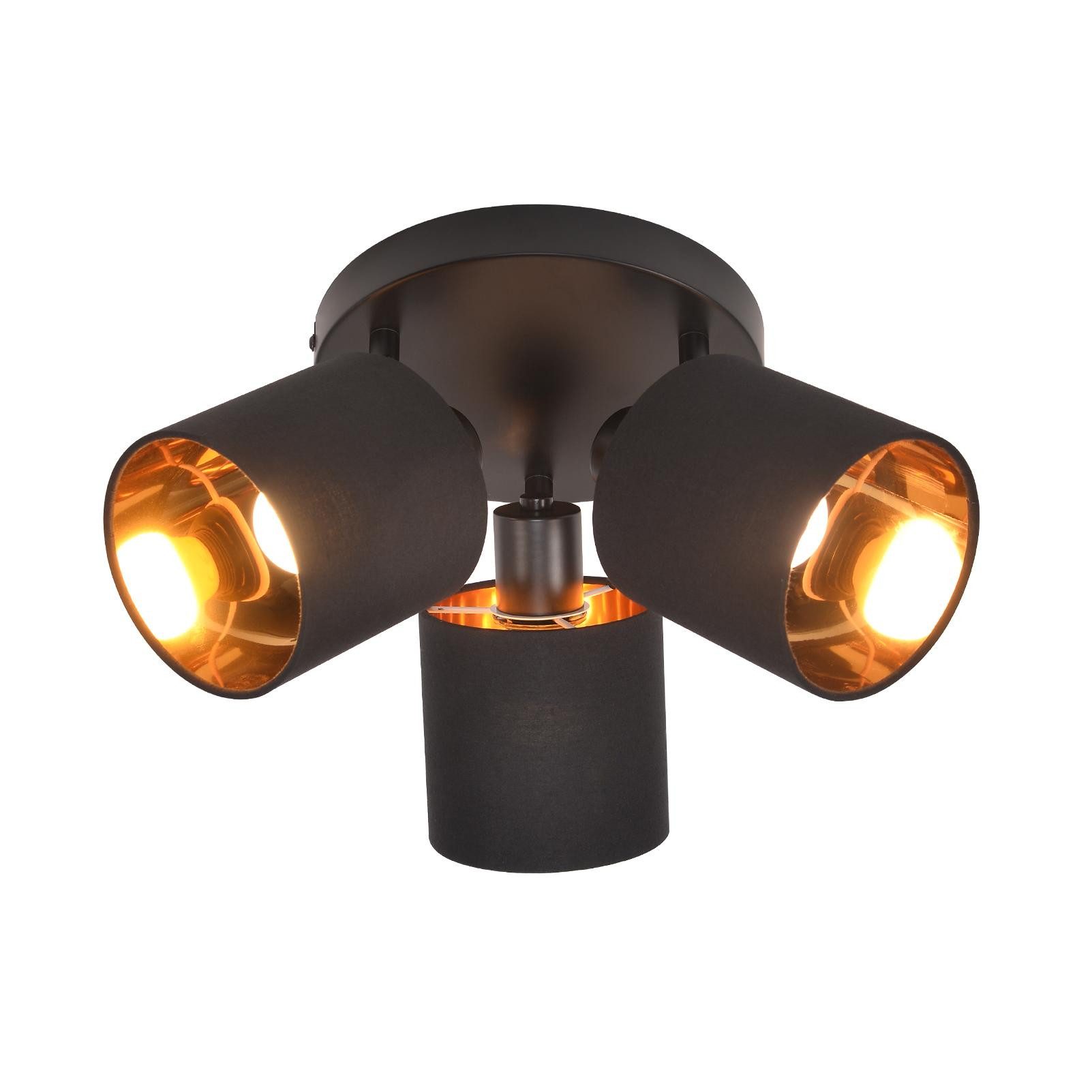 NETTLIFE GU10 kohdevalaisin, käännettävä 350°. Max 25W, musta, moderni vintage-tyyli. Sopii olohuoneeseen, makuuhuoneeseen, keittiöön tai eteiseen