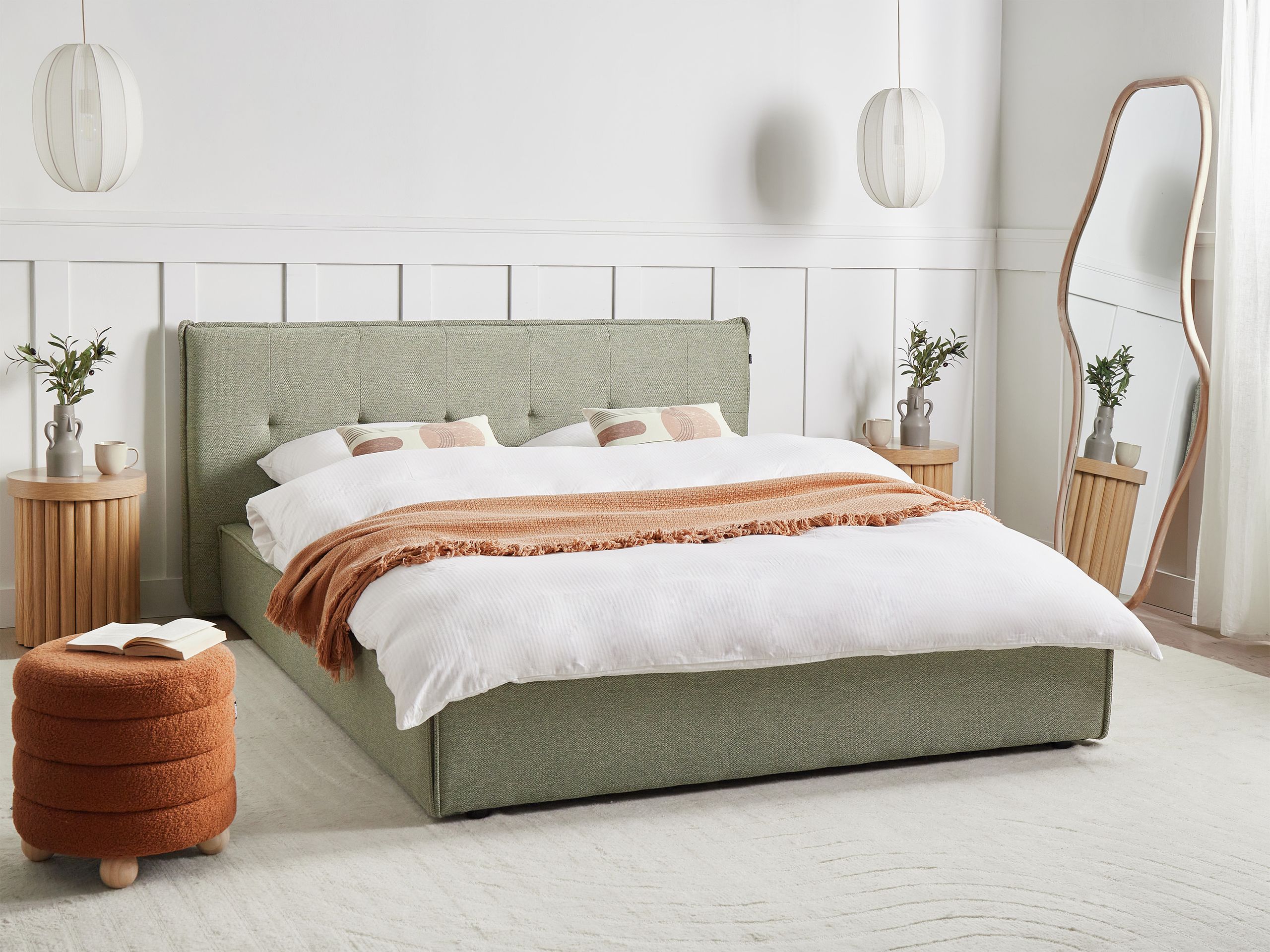 Vesisänky keinopellava LESTRE 160 x 200 cm Vihreä