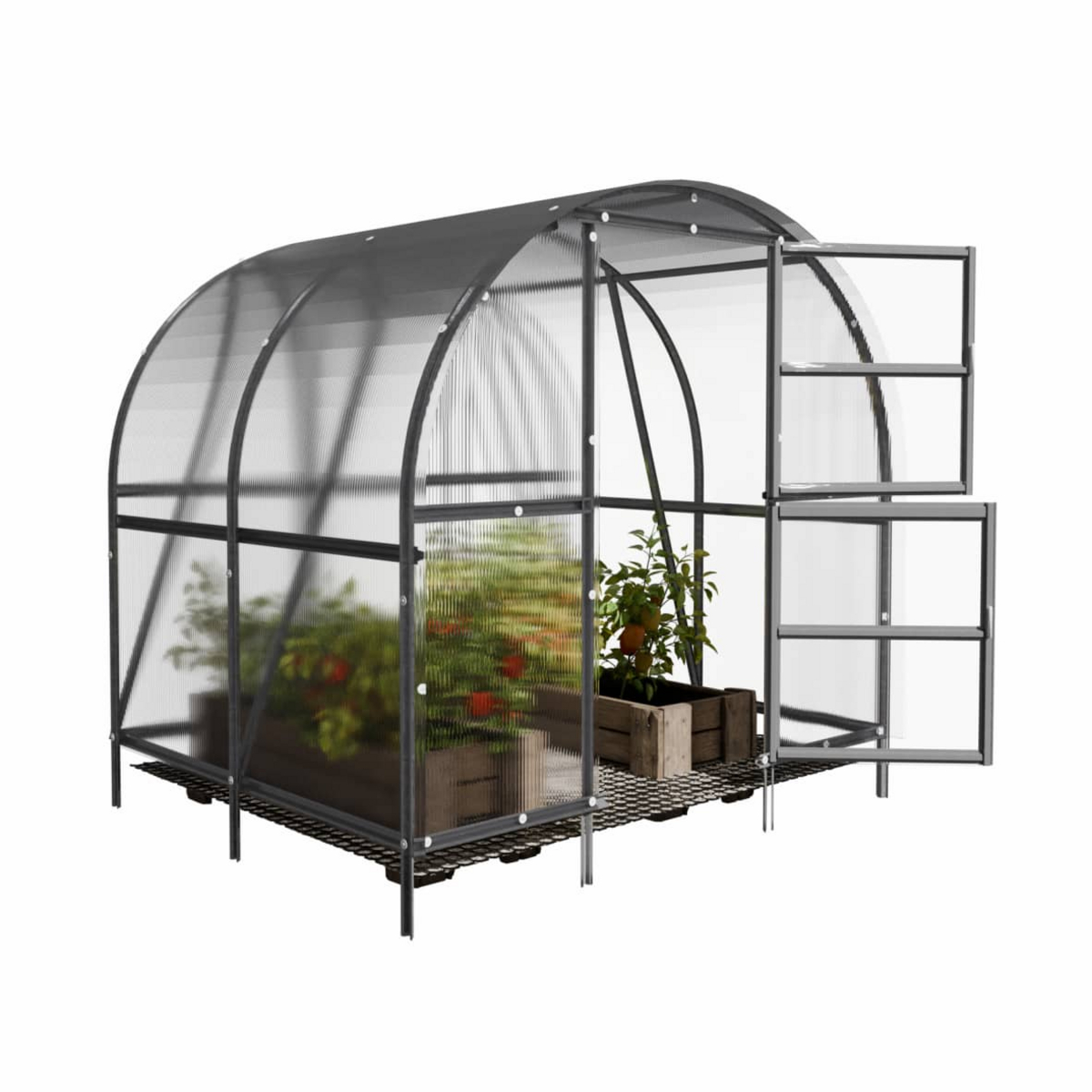 Kasvihuone KLASIKA BALTIC LT 6 m2, 3 m x 2 m, 4 mm polykarbonaattikansi