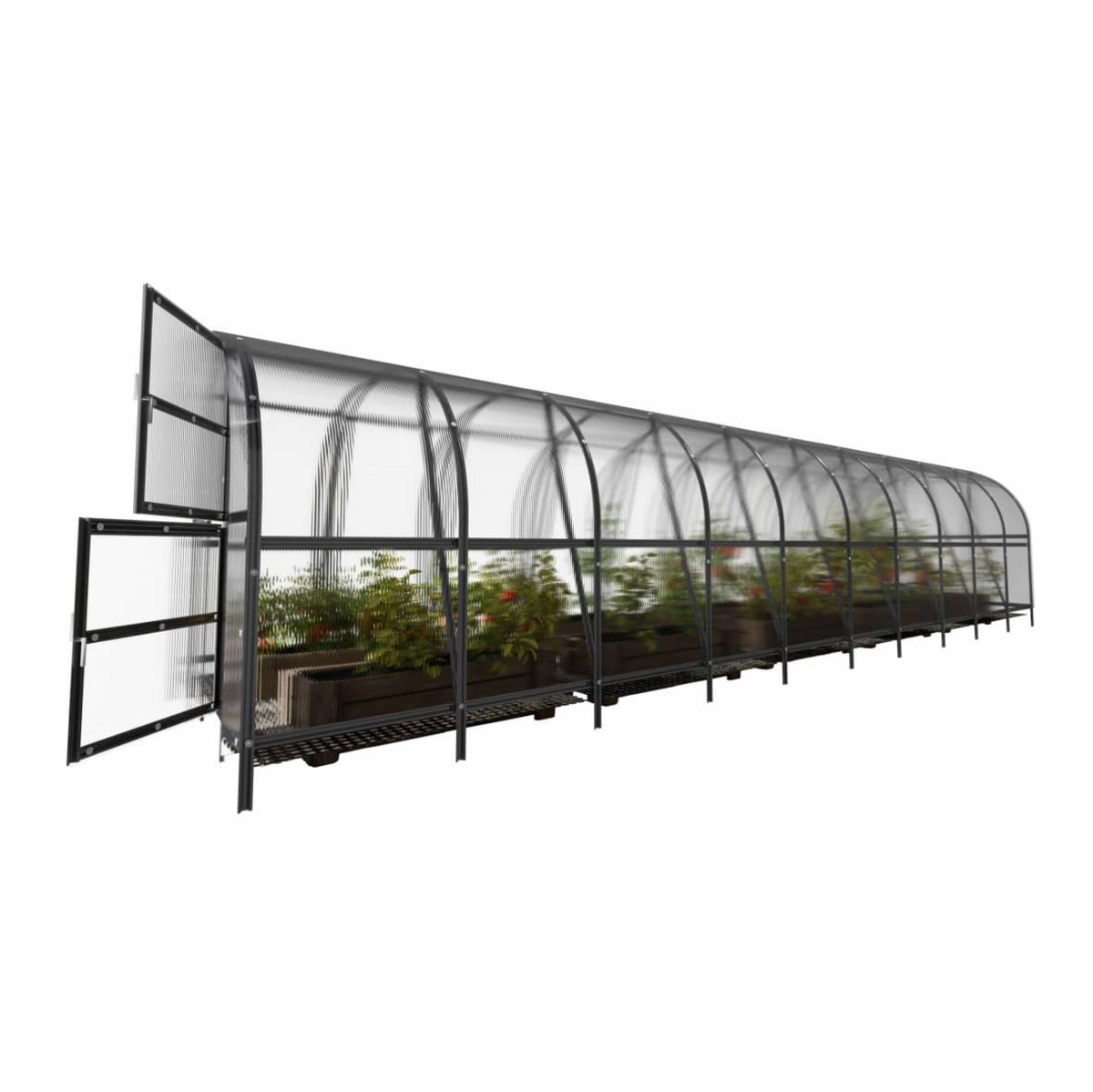 Kasvihuone KLASIKA BALTIC LT 30 m2, 3 m x 10 m, 6 mm polykarbonaattikansi