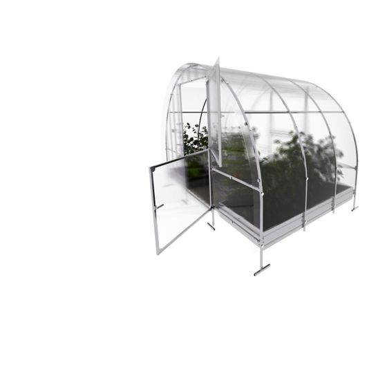 Kasvihuone KLASIKA EASY 6 m2, 3 m x 2 m, 6 mm polykarbonaattikansi