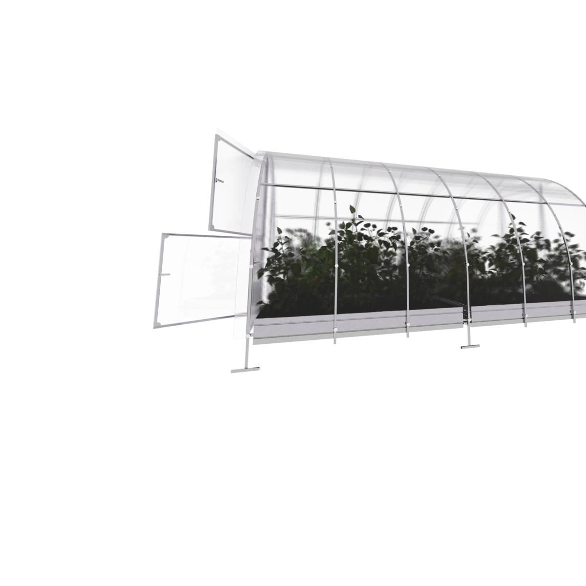 Kasvihuone KLASIKA EASY 12 m2, 3 m x 4 m, 4 mm polykarbonaattikansi