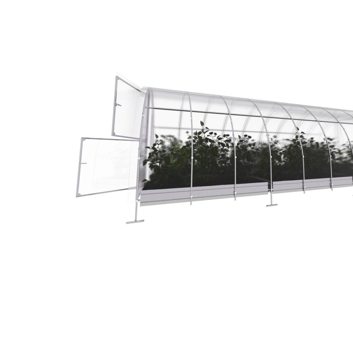 Kasvihuone KLASIKA EASY 18 m2, 3 m x 6 m, 4 mm polykarbonaattikansi