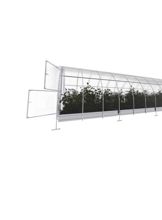Kasvihuone KLASIKA EASY 24 m2, 3 m x 8 m, 4 mm polykarbonaattikansi