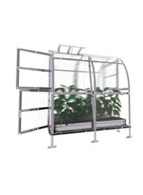Kasvihuone KLASIKA SLIM 2 x 2 m (4 m²), 6 mm polykarbonaattikansi