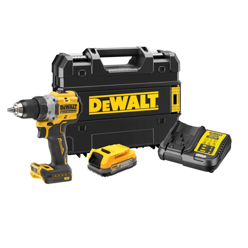 DeWalt DCD800E1T XR 18V -Akkuporakone 1x 1,7 Ah PowerStack