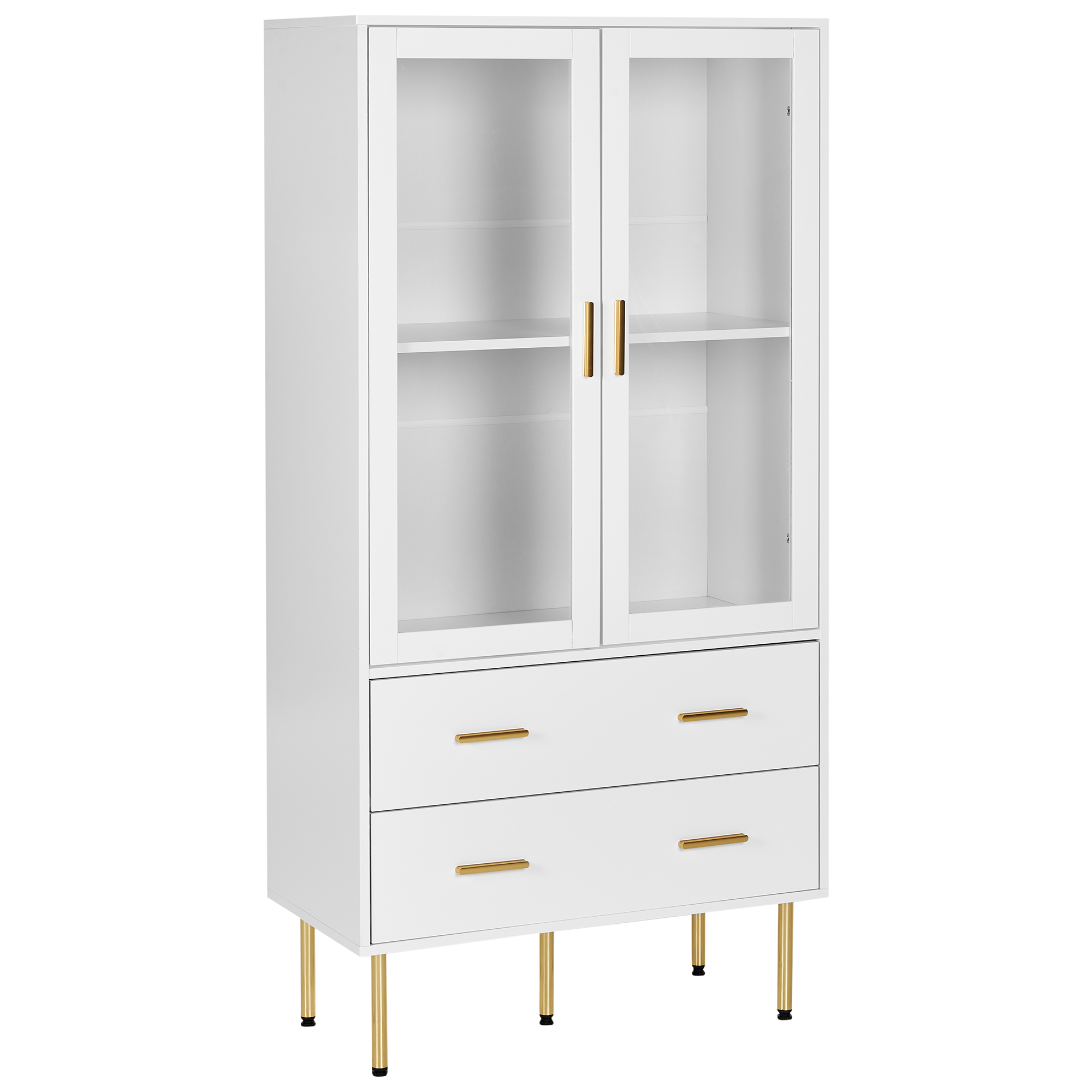 Vitriini MILORA 80 cm Valkoinen