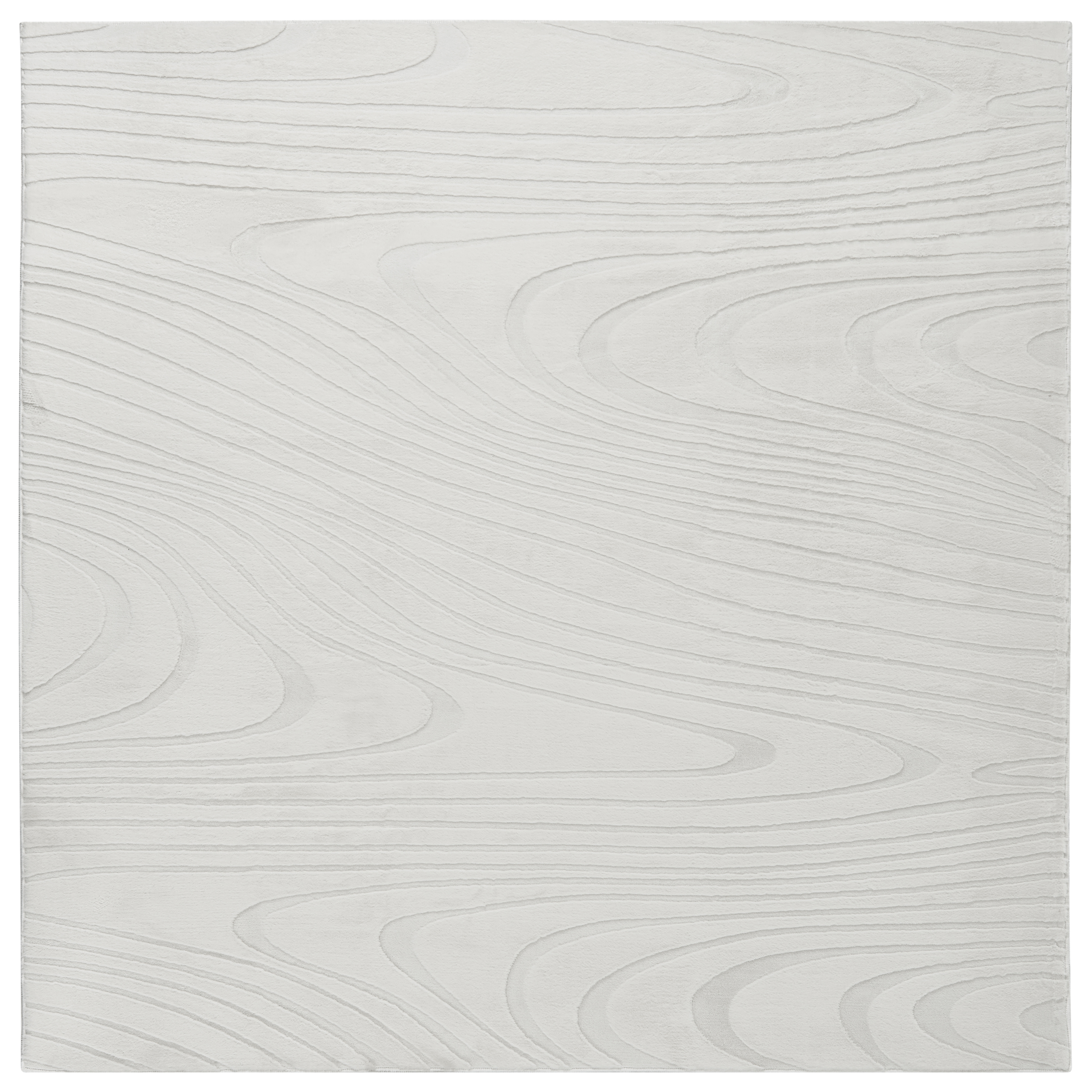 Tekoturkismatto ONTAKE Luonnonvalkoinen 160 x 160 cm