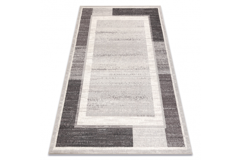 Matto Villa ANGEL 6232 / 52022 Geometrinen, kehyskuviolla beige / harmaa 80x150 cm