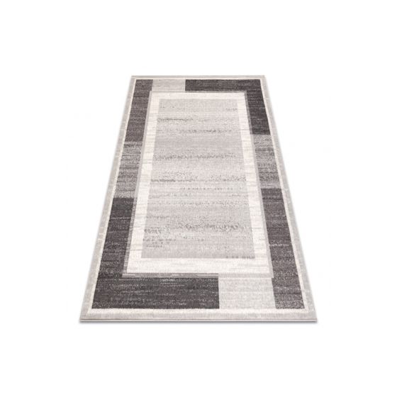 Matto Villa ANGEL 6232 / 52022 Geometrinen, kehyskuviolla beige / harmaa 80x150 cm