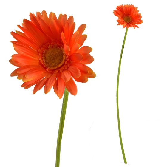 Tekokukka keinotekoinen Viridis Gerbera 67 cm 1 kpl
