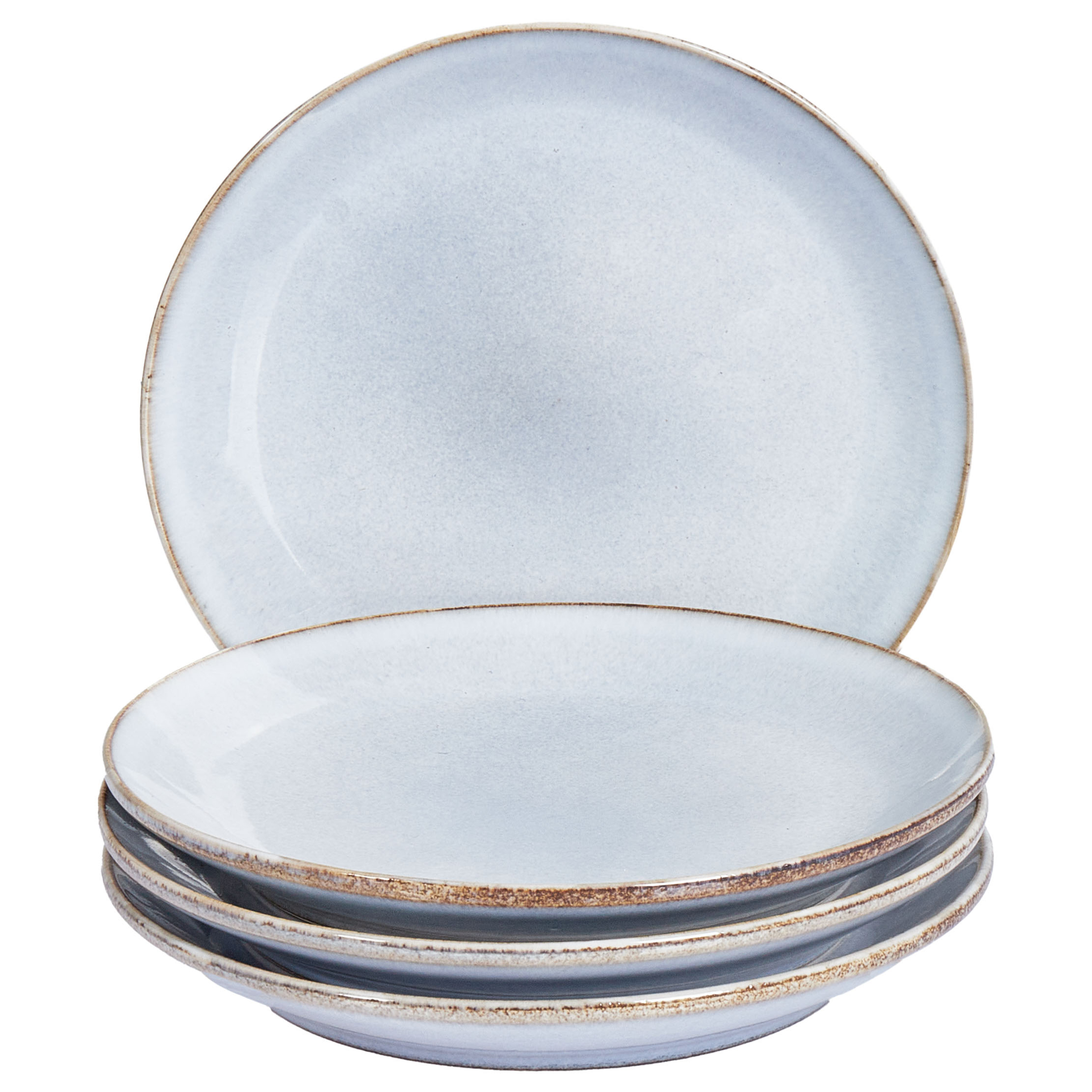 Sivulautassetti 4 kpl JUNIPER kivitavara Vaaleansininen