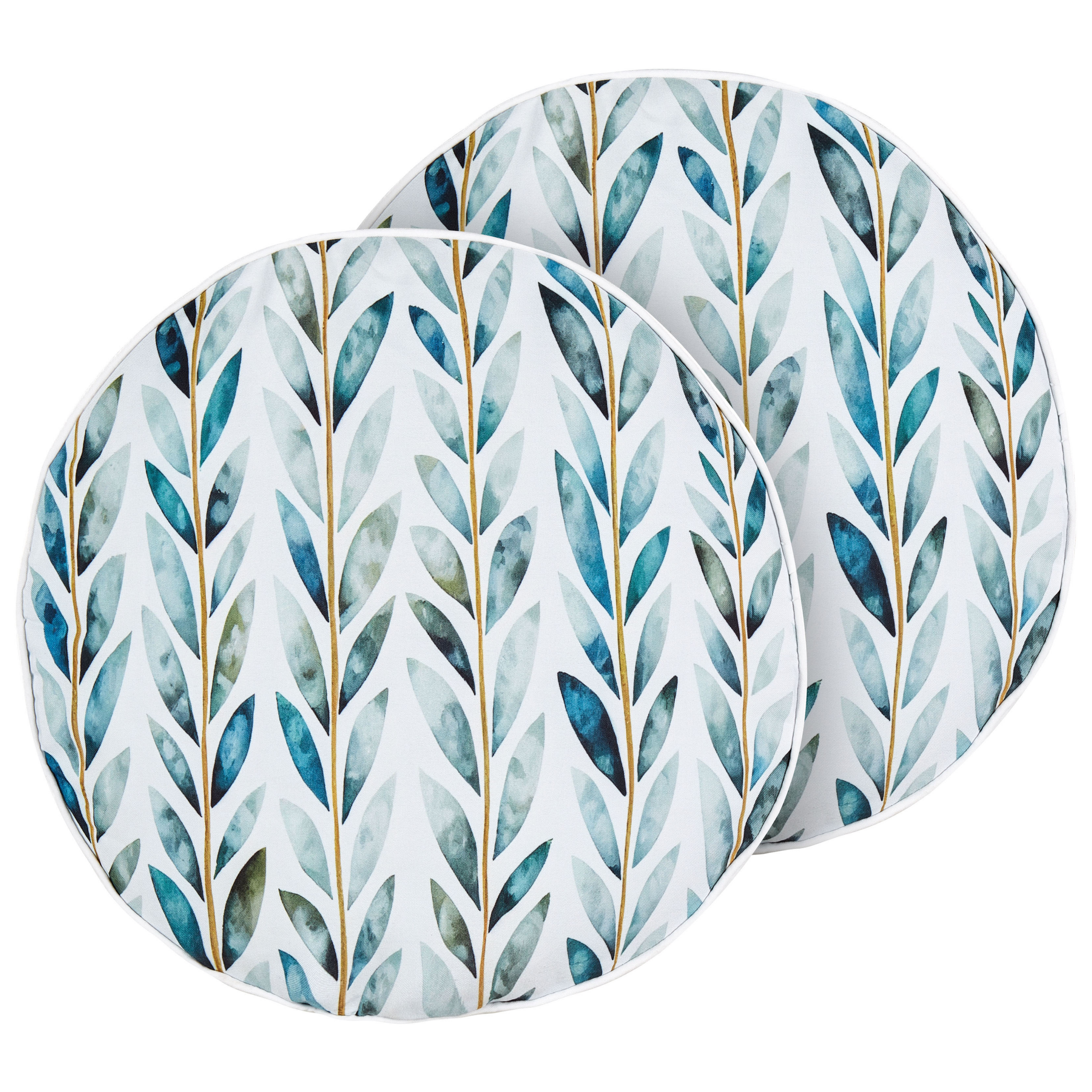 Ulkotyynysetti 2 kpl LOANO Kasvikuvio 40 x 40 cm Vihreä