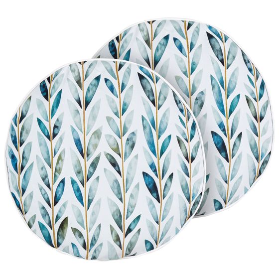 Ulkotyynysetti 2 kpl LOANO Kasvikuvio 40 x 40 cm Vihreä