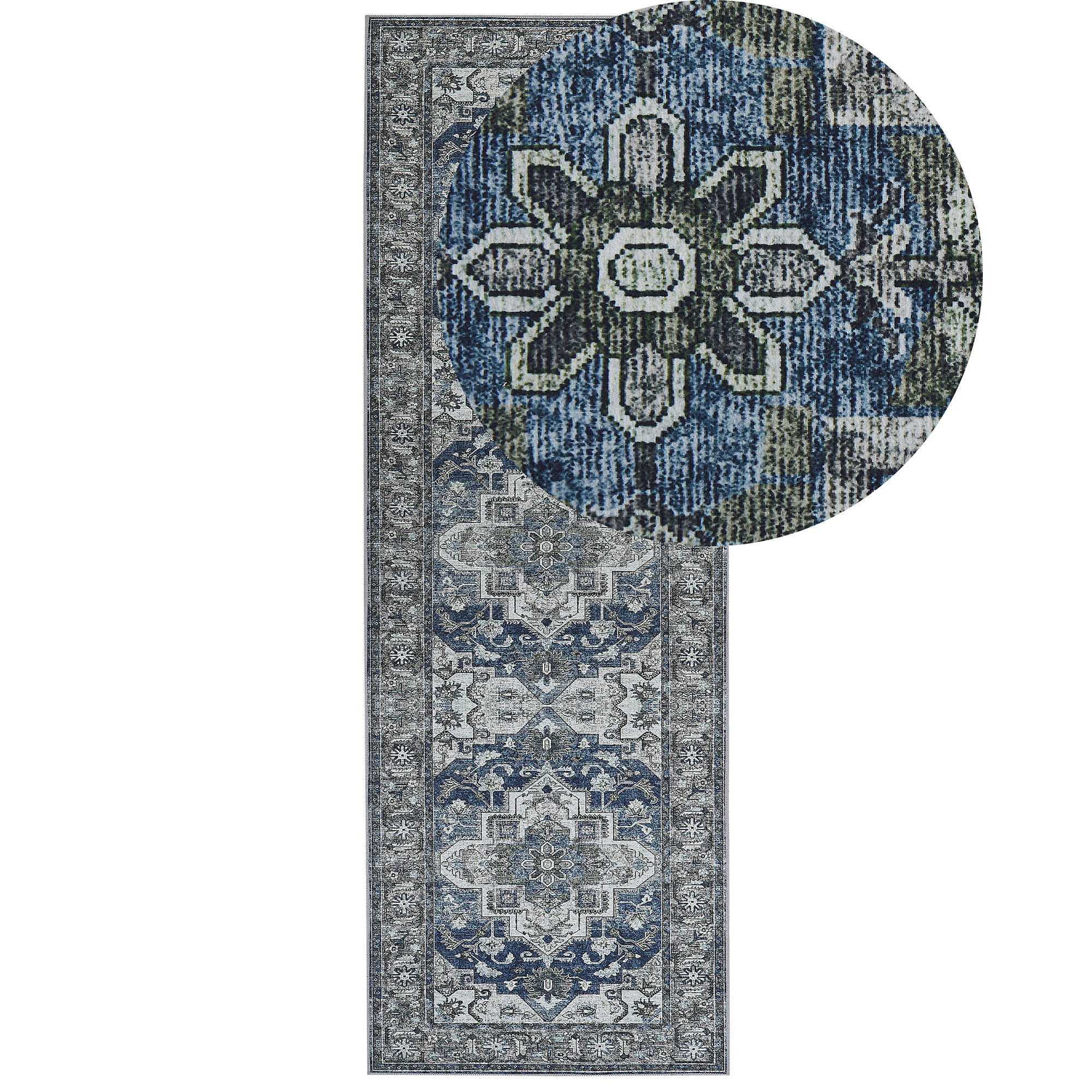 Matto KOTTAR Sininen 80 x 240 cm