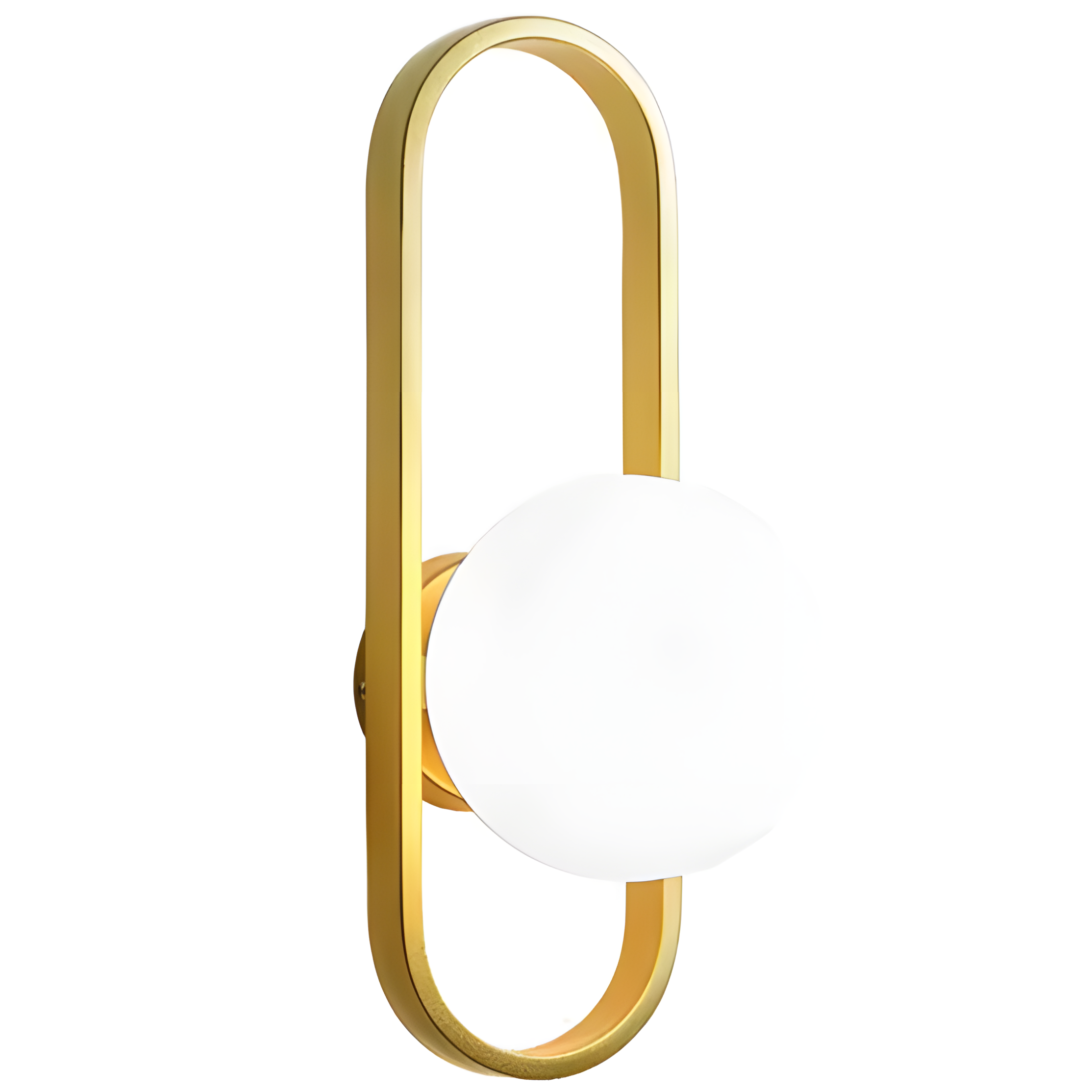 TOOLIGHT seinävalaisin APP1756-1W Harjattu kulta-valkoinen, 17x14x34cm