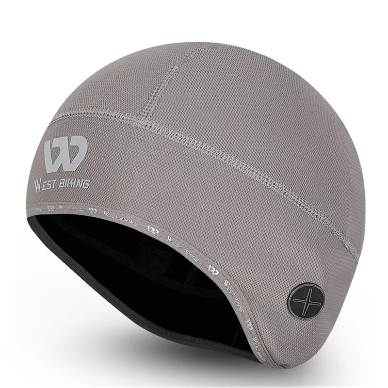 Thermal cycling cap windproof earphone hole - Vaaleanharmaa