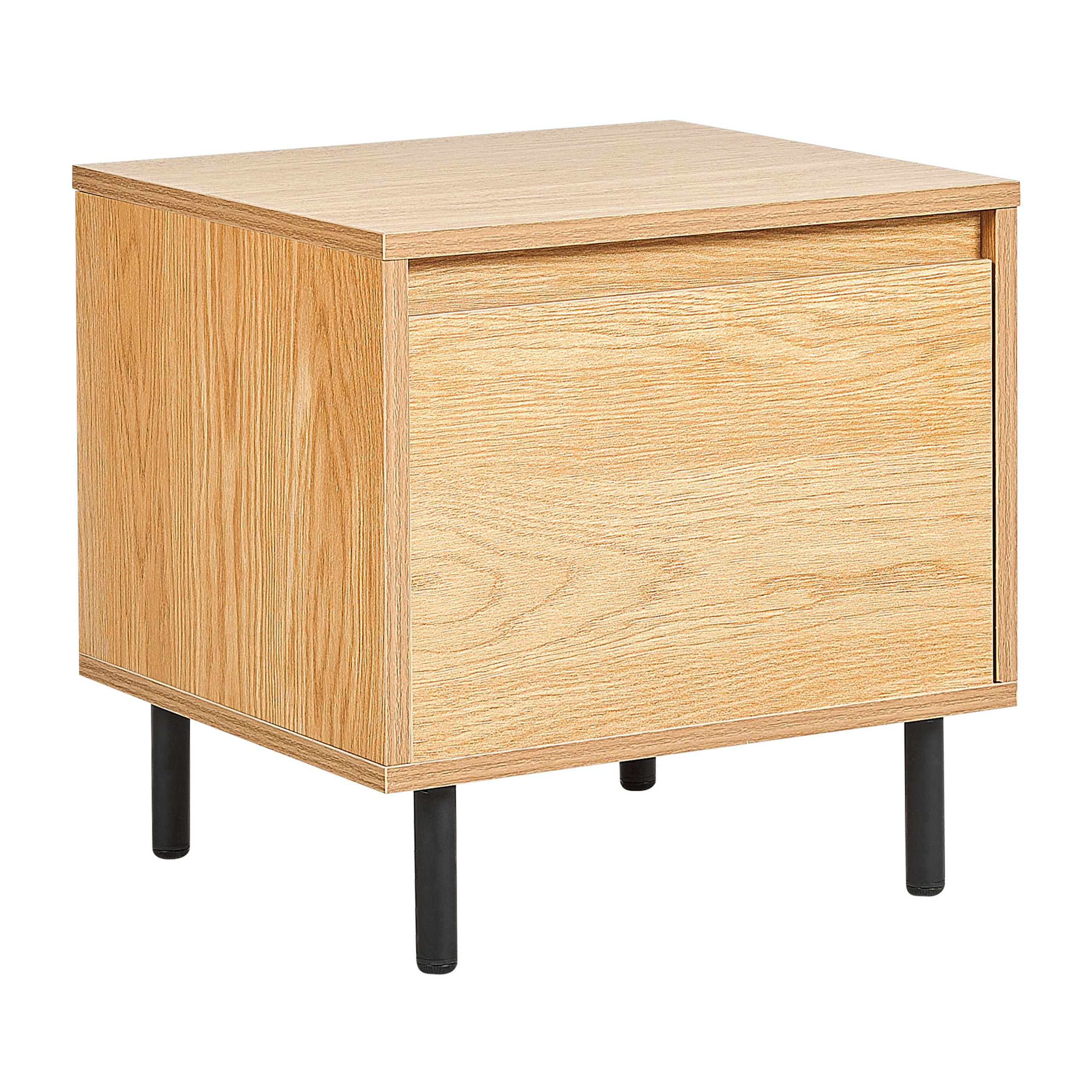 Yöpöytä laatikolla NIKEA Vaaleanruskea