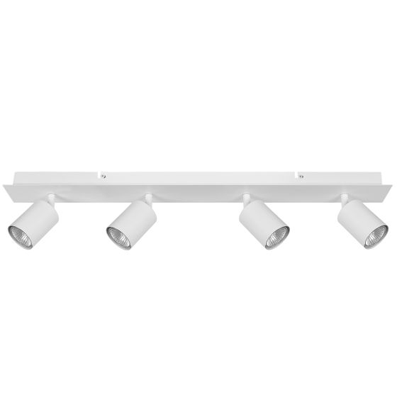 Spottivalaisin 4 polttimoa TIGRIS säädettävä metalli Valkoinen
