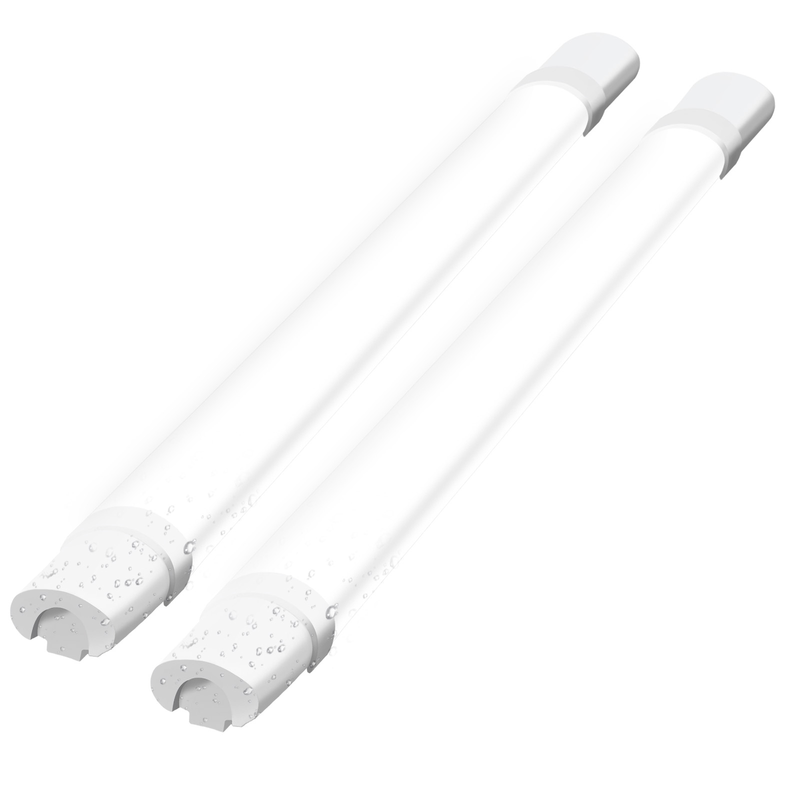 NETTLIFE 2-in-1 LED-kattovalaisin, kosteudenkestävä, 90 cm - 24 w, 3000 lumenia, kattovalaisin, keittiön lamppu, kylpyammeen lamppu, IP65, 5000 k