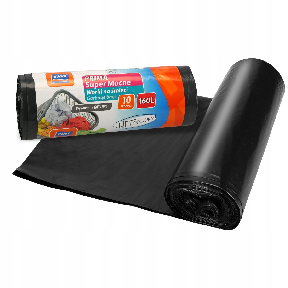 Super vahvat roskapussit 160l musta 10 kpl