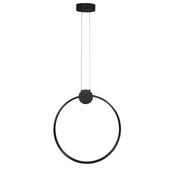 TOOLIGHT riippuva kattovalaisin LED APP1398-CP musta, 51x2, 7x53cm