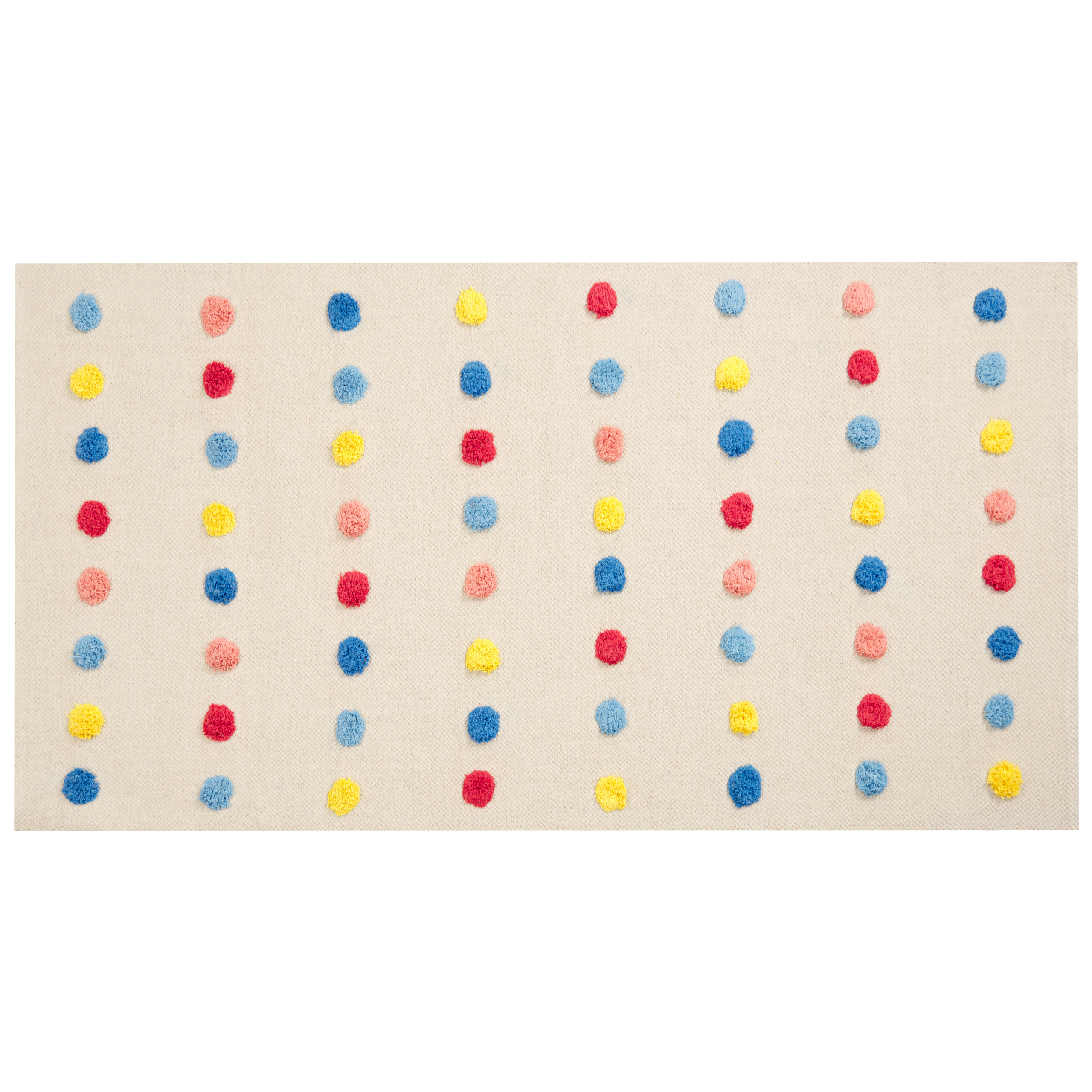 Lastenmatto LELES Beige 80 x 150 cm Puuvilla