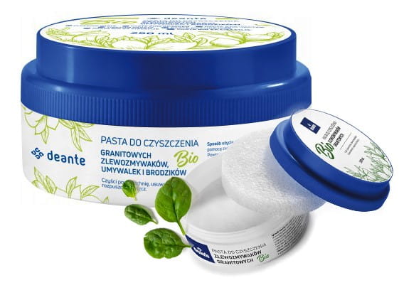 Orgaaninen graniitti pesualtaan puhdistustahna