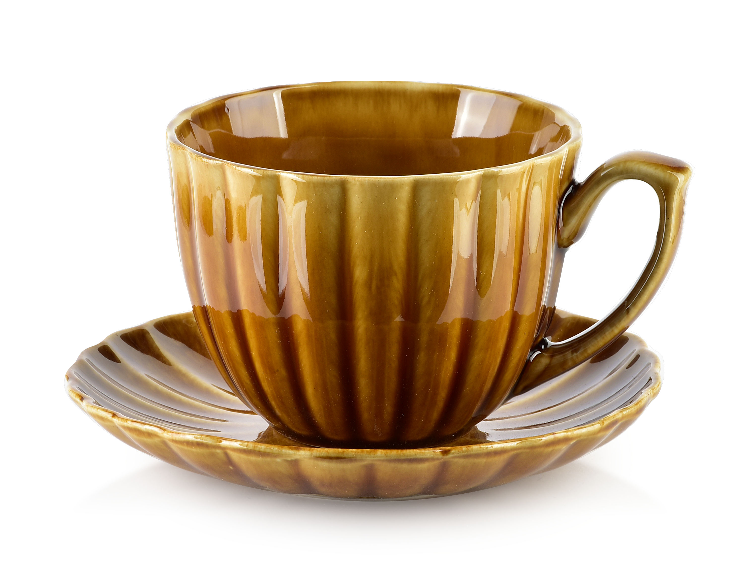 Kuppi posliini AFFEKDESIGN EVIE HONEY 10x13x7,5 hunaja 1set