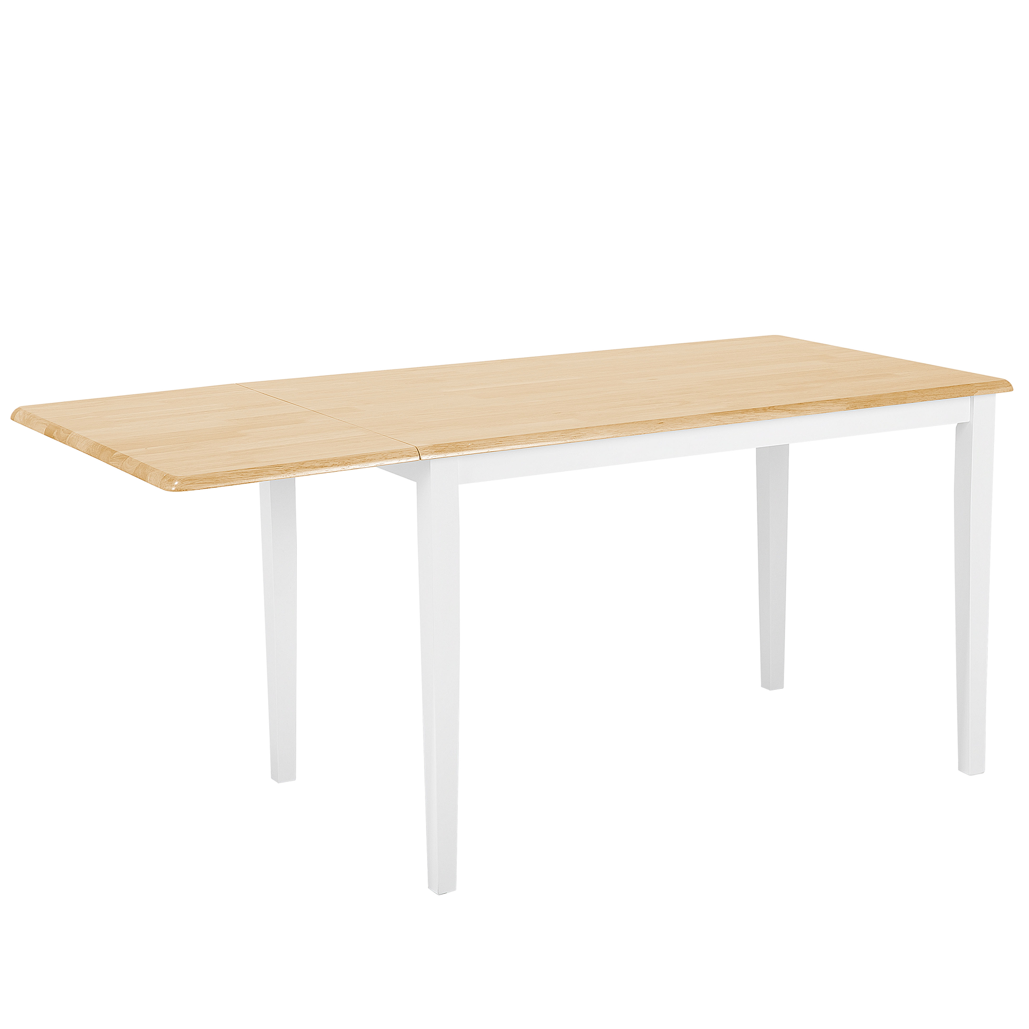 Jatkettava ruokapöytä LOUISIANA Vaaleanruskea 120/160 cm 75 cm Puu
