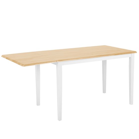Jatkettava ruokapöytä LOUISIANA Vaaleanruskea 120/160 cm 75 cm Puu