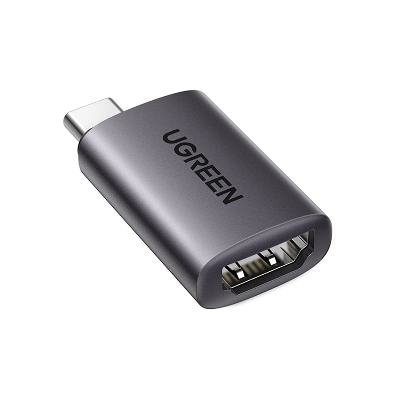 USB-C - HDMI 4K -videosovitin, harmaa