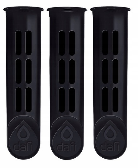 Suodatinosa Dafi-pullolle musta 3 kpl
