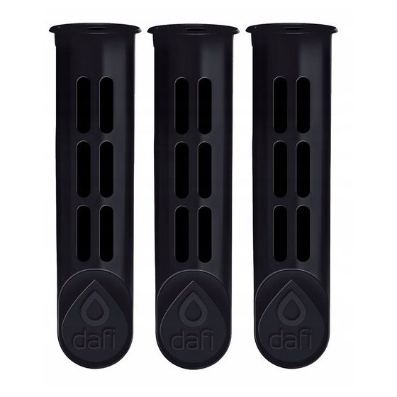 Suodatinosa Dafi-pullolle musta 3 kpl