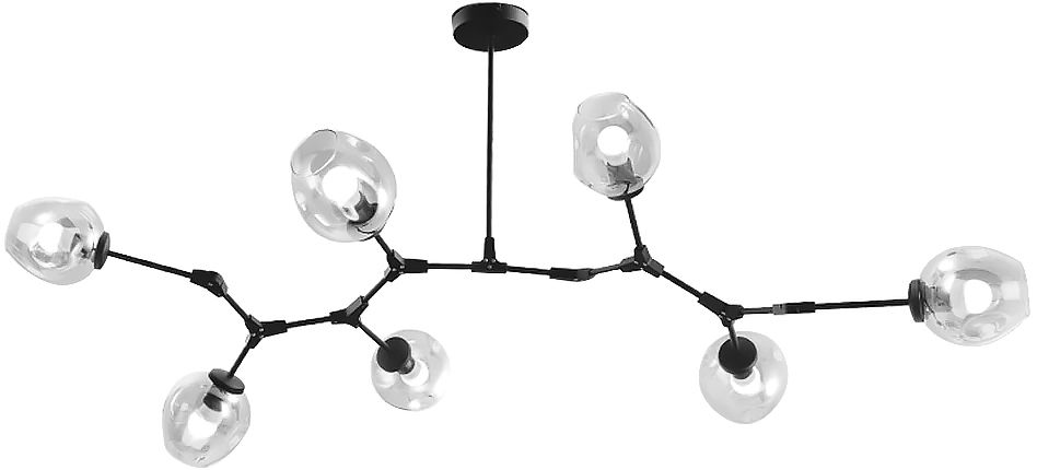 TOOLIGHT riippuva kattovalaisin APP505-7C musta, 130x130x60cm