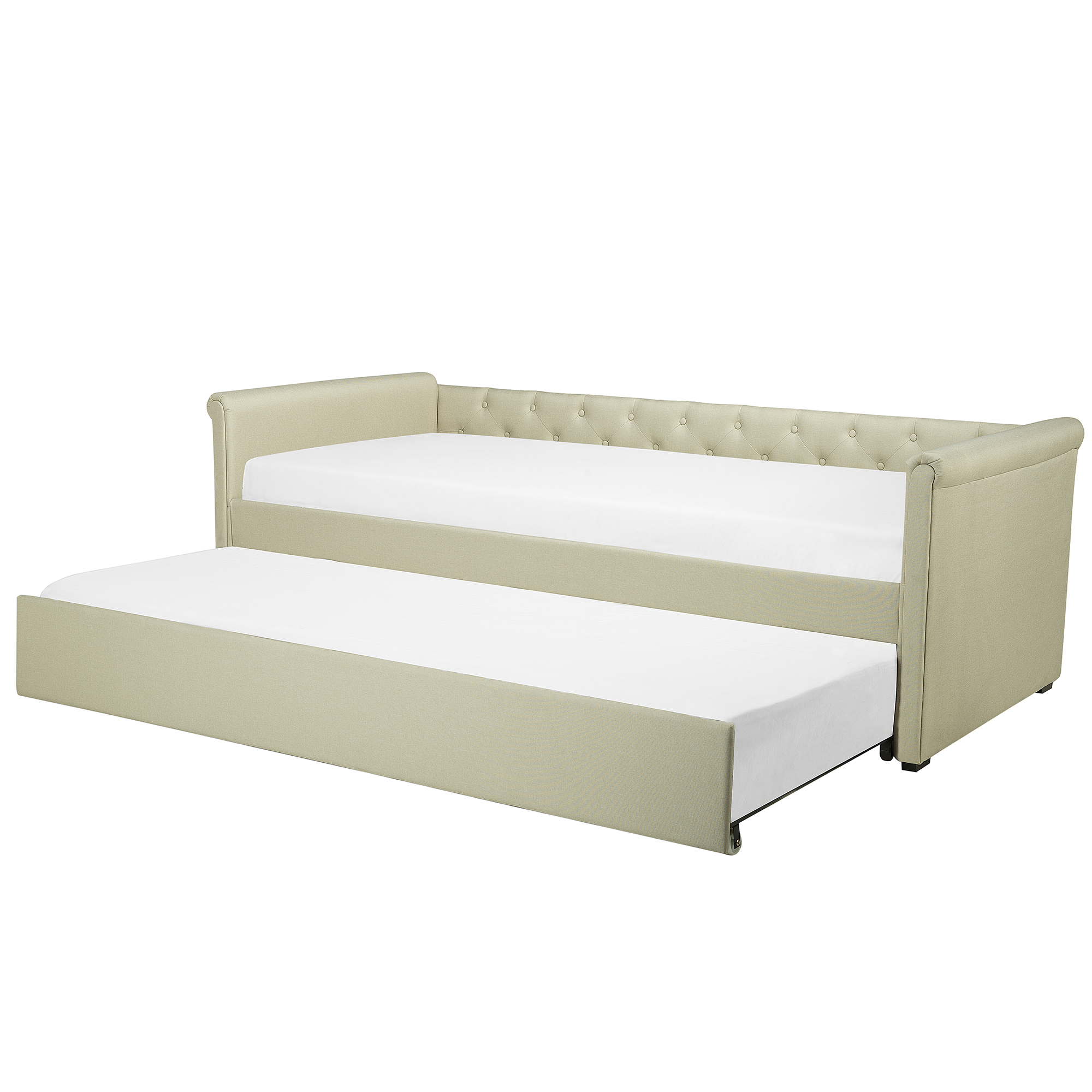 Sänky lisävuoteella Kangas LIBOURNE 80 x 200 cm Beige