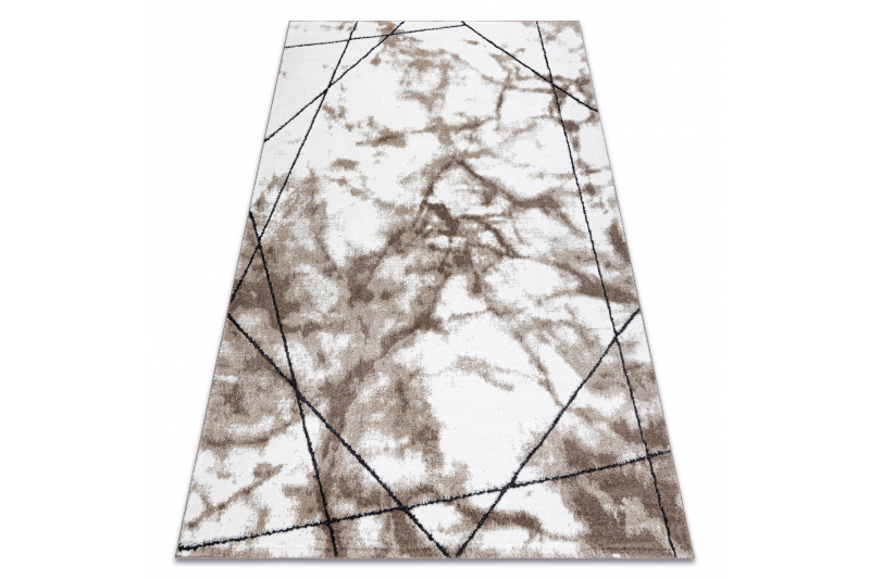 Matto moderni COZY Lina, geometrinen, marmori - ruskea 280x370 cm