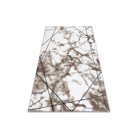 Matto moderni COZY Lina, geometrinen, marmori - ruskea 280x370 cm