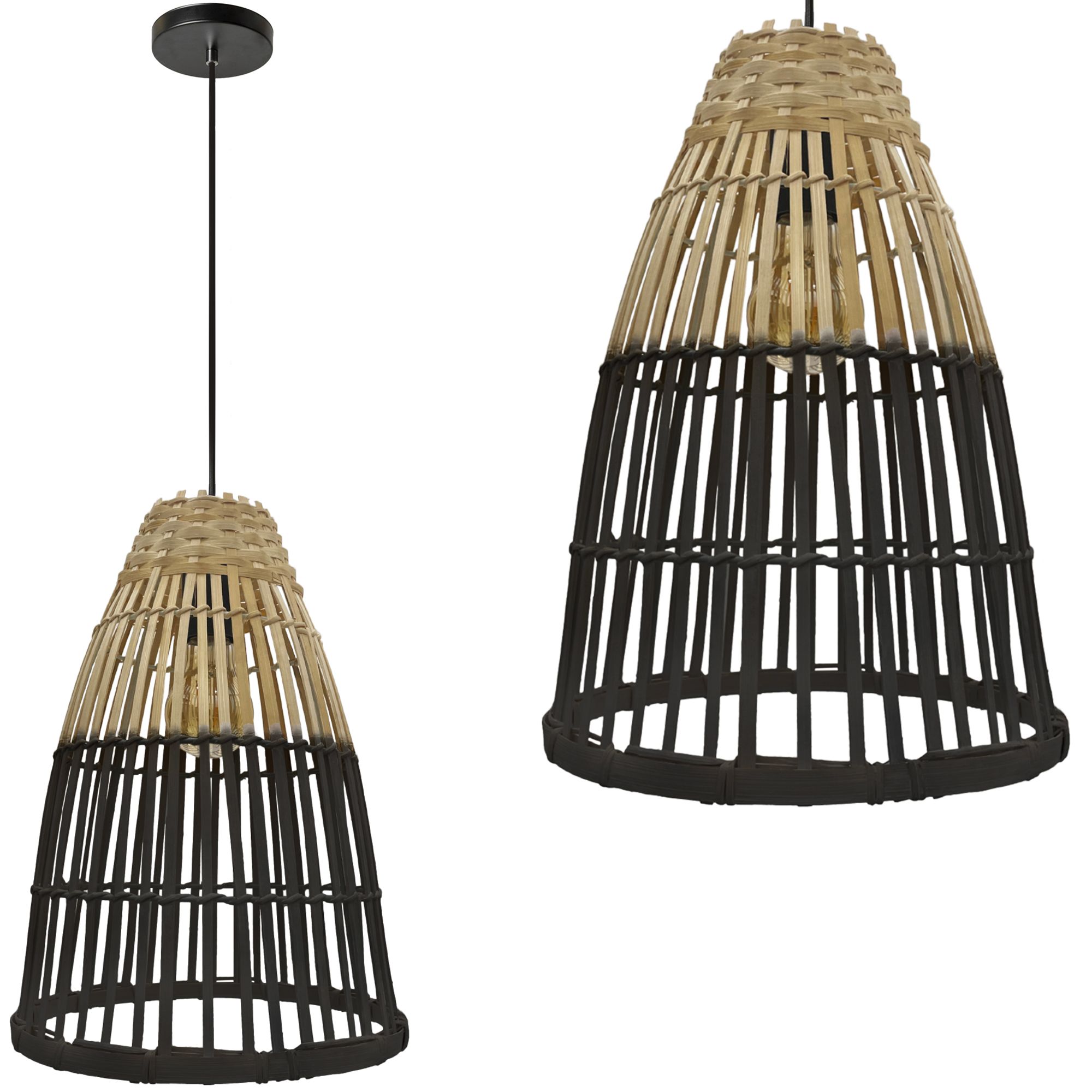 TOOLIGHT riippuvalaisin APP1328-1CP Musta, 34x25x34cm
