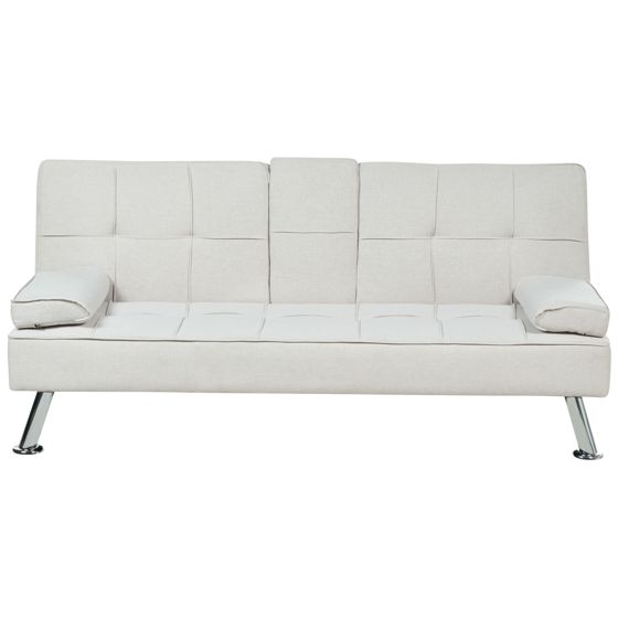 Vuodesohva ROXEN kangas Vaaleanbeige 3-istuttava