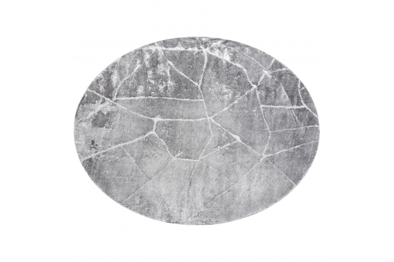 Matto MEFE moderni Pyöreä 2783 Marmori - tummanharmaa pyöreä 160 cm