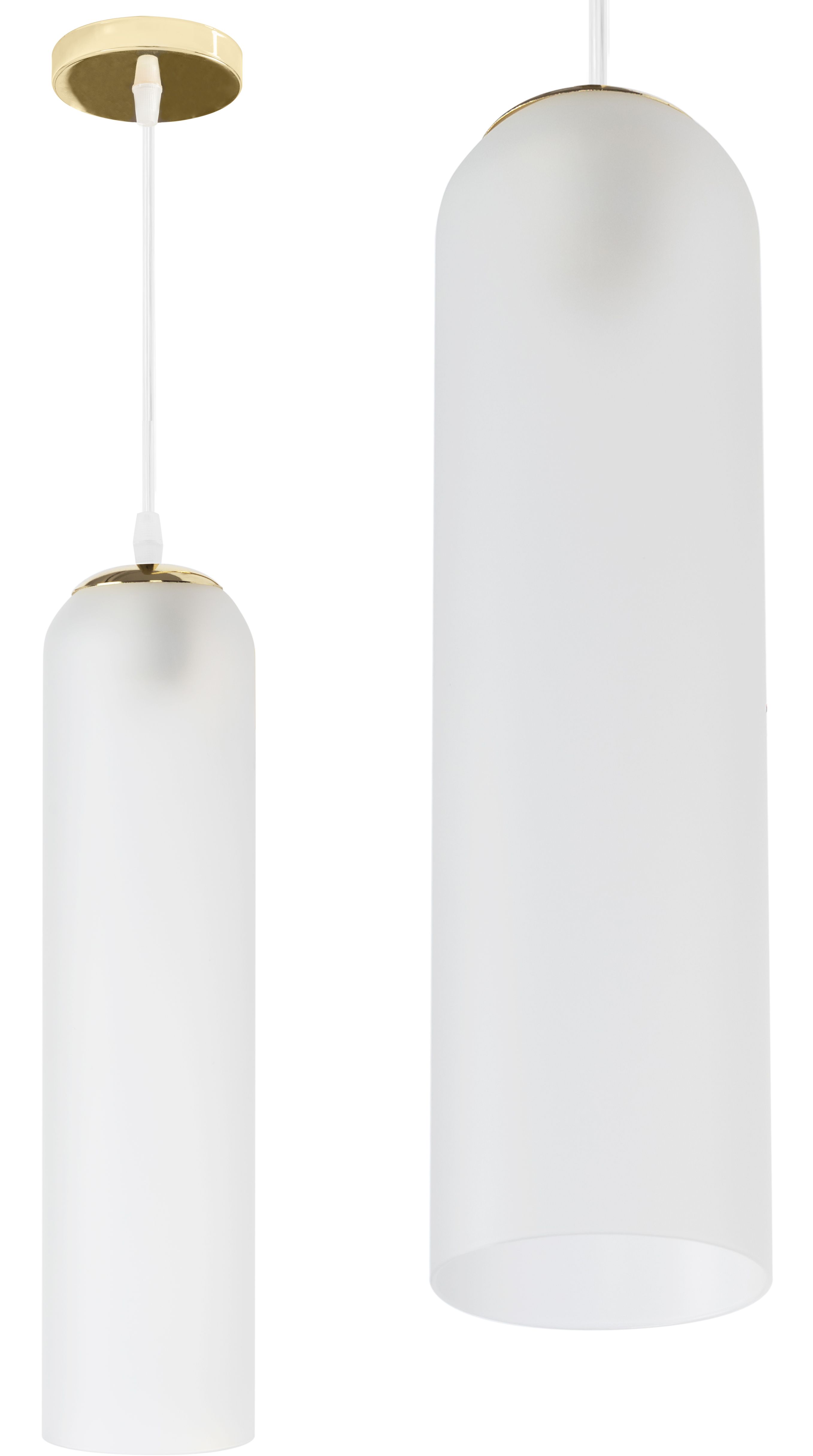 TOOLIGHT riippuva kattovalaisin APP665-1CP kultavalkoinen, 40x10x85cm