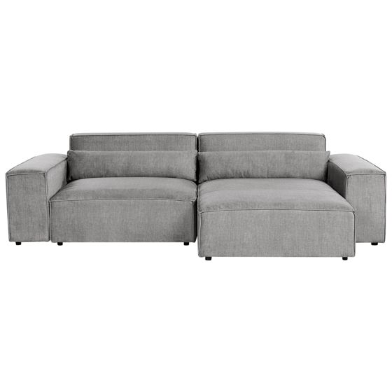 Moduulikulmasohva 2-istuttava HELLNAR kangas Harmaa Vasen