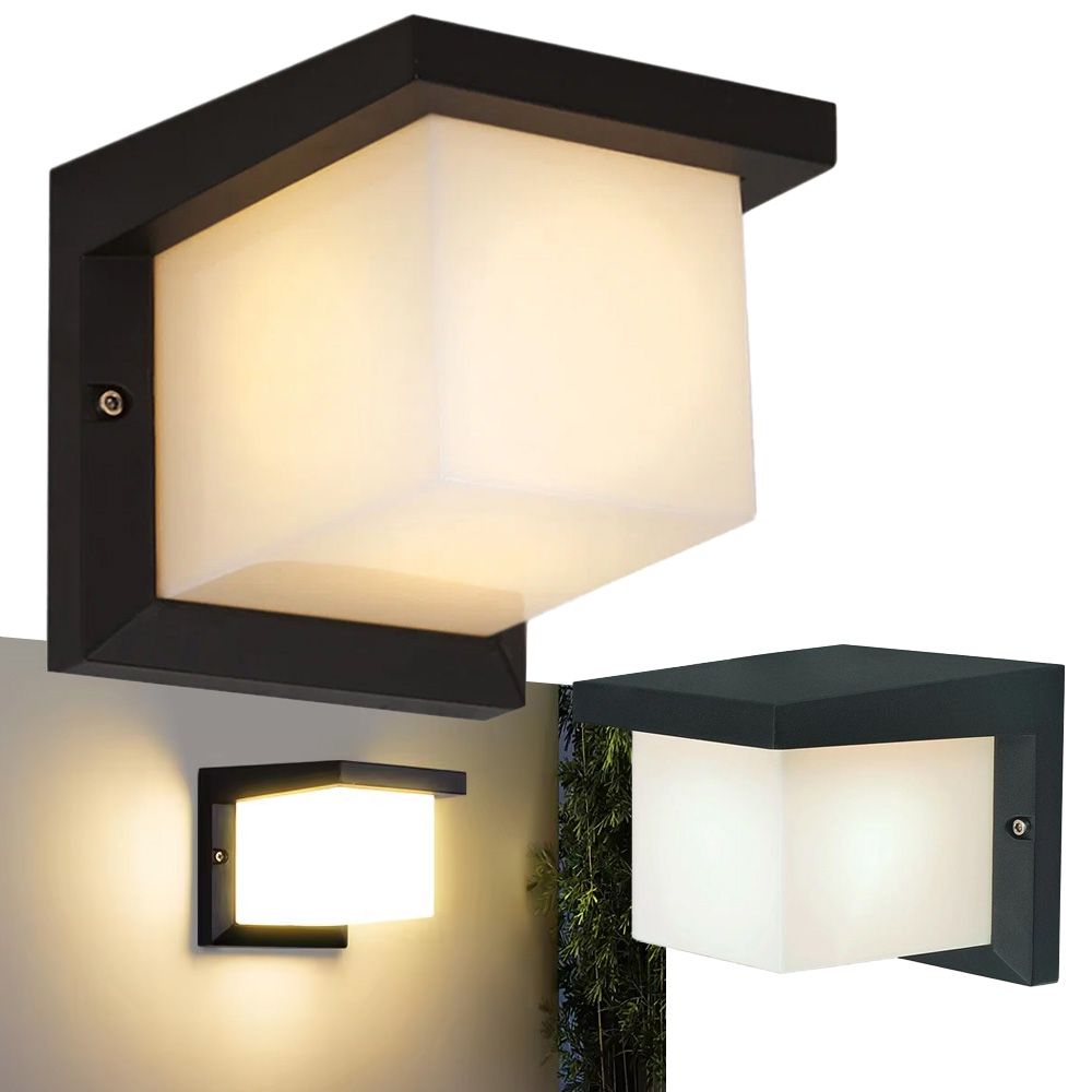 TOOLIGHT seinävalaisin RSL014-1W musta, 16x19x16cm