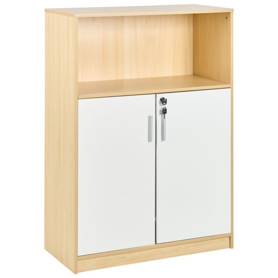 Säilytysyksikkö ZEHNA Vaaleanruskea/valkoinen