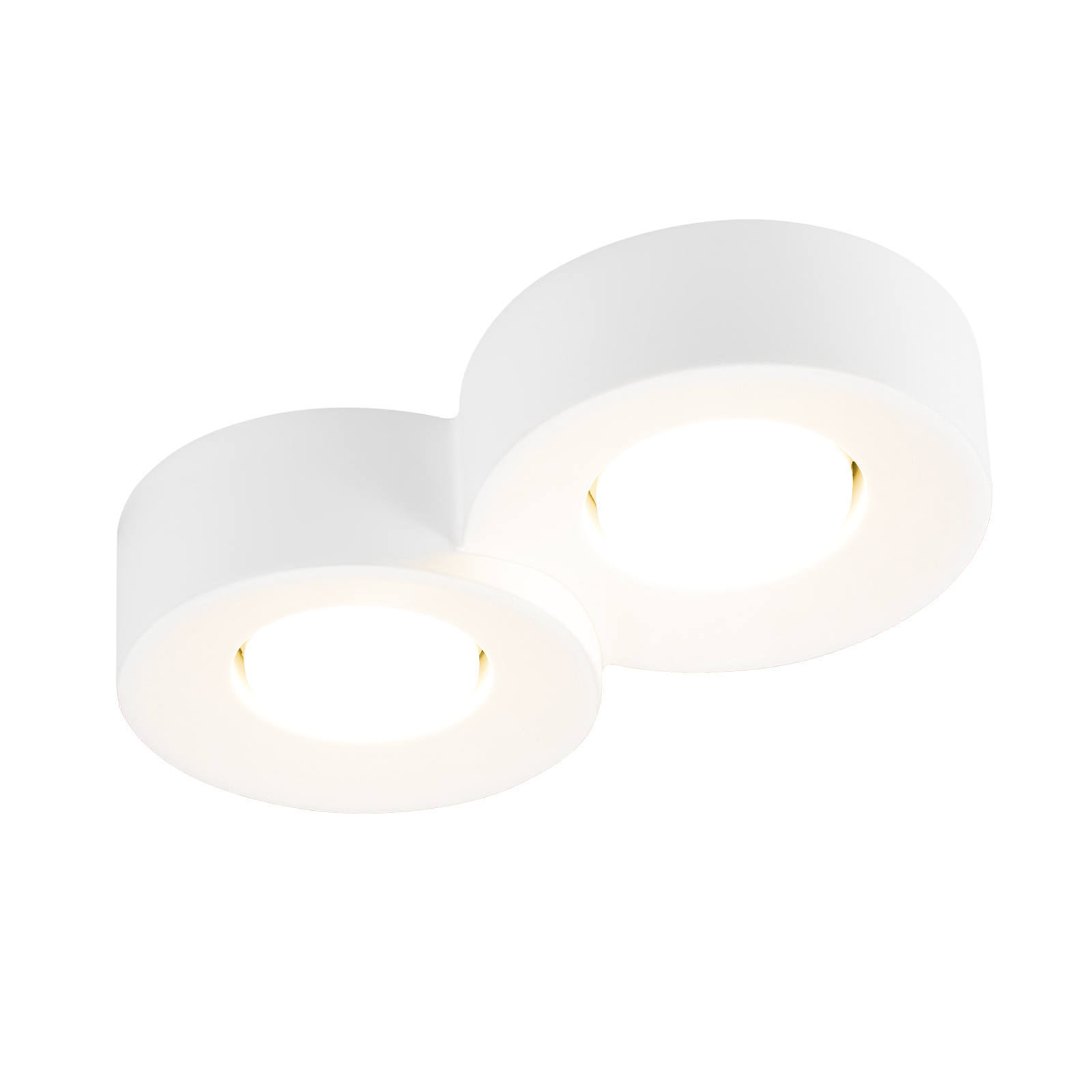 NETTLIFE pinta - asennettava Kohdevalaisin Valkoinen, pyöreä, eteisen Kattovalaisin, Gx53 2 liekkiä, moderni Kattovalaisin, max. 10w