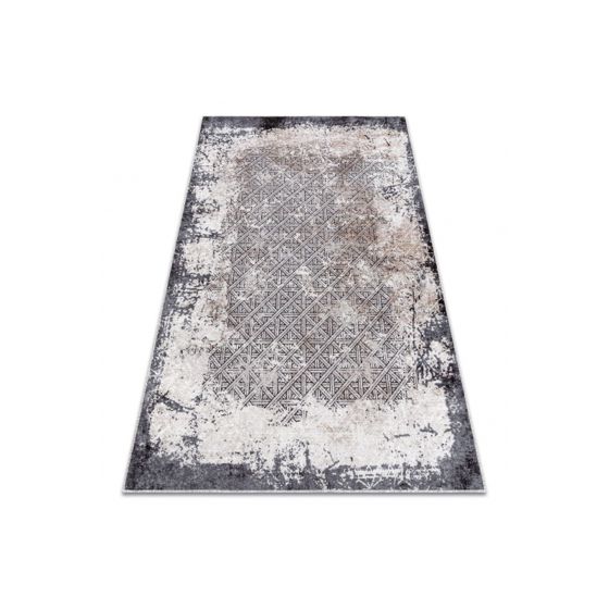 MIRO 51864.804 matto Vintage, säleikkö liukumaton - harmaa 80x150 cm